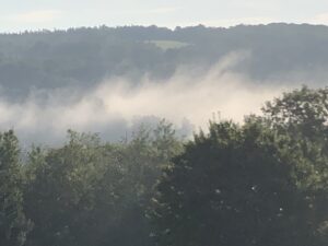 A foggy view from here